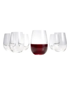 Budget ✔️ Salt&Pepper Cuvee Set of 6 Stemless Wine Glasses ✨ 14 Budget ✔️ Salt&Pepper Cuvee Set of 6 Stemless Wine Glasses ✨ -Dining Sales Store 120189880 2 720x928