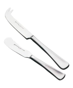 New ⭐ Maxwell & Williams Cosmopolitan Cheese & Pate Set Silver ⌛