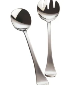 Buy 😉 Maxwell & Williams Cosmopolitan Stainless Steel Salad Set Gift Boxed Silver 💯