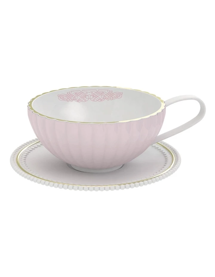 Wholesale ๐งจ Salt&Pepper 250ml Eclectic Tea Cup And Saucer Set Pink ๐ 2 Wholesale ๐งจ Salt&Pepper 250ml Eclectic Tea Cup And Saucer Set Pink ๐ - Image 2