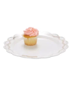 Best deal 🎁 Salt&Pepper Eclectic 19cm Plate With Gold White ⌛ -Dining Sales Store 321689620 2 720x928