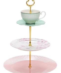 Coupon ⭐ Salt&Pepper Eclectic 3 Tier Cake Stand ⌛