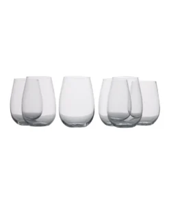 Outlet 😍 Maxwell & Williams Mansion Set of 6 500ml Stemless Wine Glass Gift Boxed ❤️