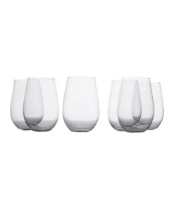 Cheapest 🛒 Maxwell & Williams Mansion Set of 6 580ml Stemless Red Wine Gift Boxed ⭐
