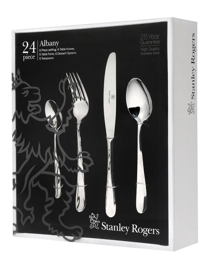 Best Pirce π€© Stanley Rogers Albany 24pc Cutlery Set β¨ 2 Best Pirce π€© Stanley Rogers Albany 24pc Cutlery Set β¨ - Image 2