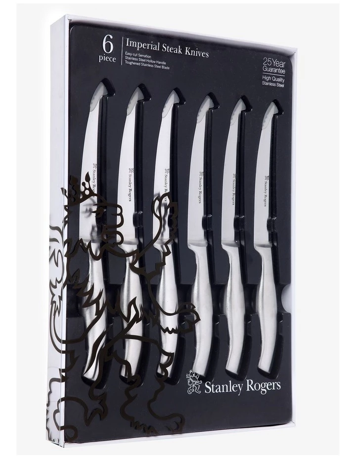 Best Pirce โ๏ธ Stanley Rogers Imperial 6 Piece Steak Knife Set Stainless Steel ๐ 2 Best Pirce โ๏ธ Stanley Rogers Imperial 6 Piece Steak Knife Set Stainless Steel ๐ - Image 2