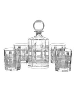 Best deal ✔️ Salt&Pepper Bond 5 Piece Whisky Decanter Set 🔔