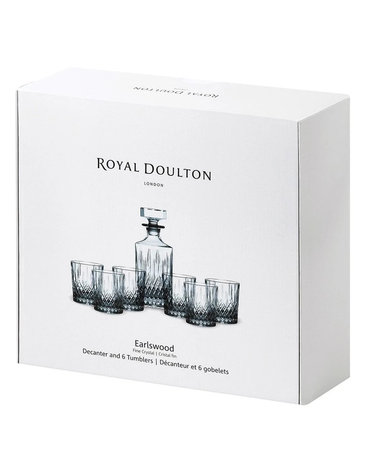 Cheapest โญ Royal Doulton Earlswood 7pc Decanter Set ๐ 3 Cheapest โญ Royal Doulton Earlswood 7pc Decanter Set ๐ - Image 3
