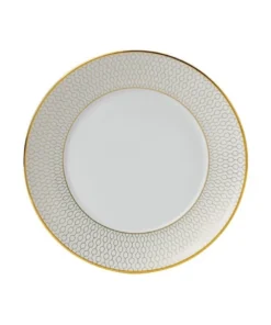 Buy 🔥 Wedgwood Arris 17cm Plate White/Gold ✨