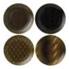 Budget 🧨 Wedgwood Arris Set of 4 20cm Plate Black/Gold 👍