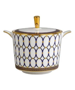 Deals 🔔 Wedgwood Renaissance Gold Covered Sugar ⭐