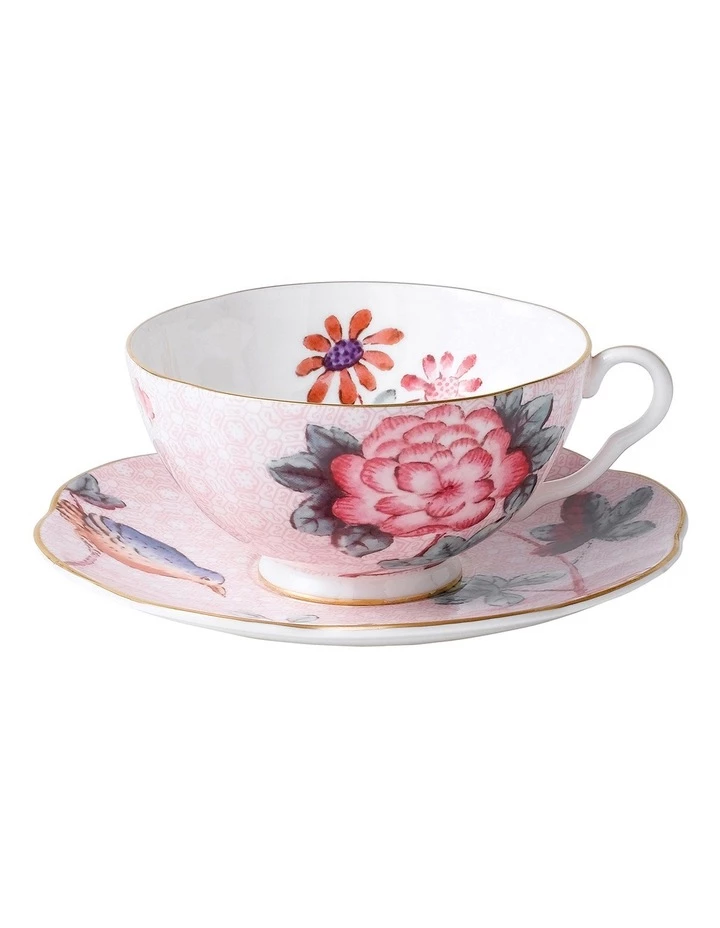 Budget โค๏ธ Wedgwood Cuckoo Teacup & Saucer Pink ๐ 1 Budget โค๏ธ Wedgwood Cuckoo Teacup & Saucer Pink ๐