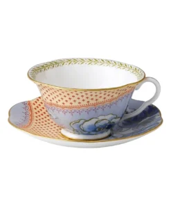 Flash Sale ✨ Wedgwood Butterfly Bloom Teacup & Saucer Blue ❤️