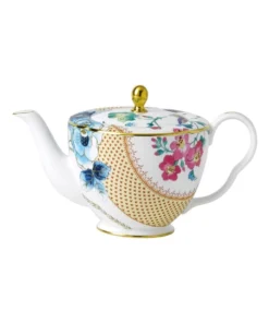 Best Pirce ✔️ Wedgwood Butterfly Bloom 1L Teapot White 🛒