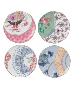 Buy 👍 Wedgwood Butterfly Bloom Set Of 4 20cm Plates 🎉
