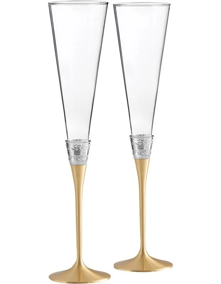 Promo ✨ Wedgwood Vera Wang With Love Set of 2 Flute ✨ 1 Promo ✨ Wedgwood Vera Wang With Love Set of 2 Flute ✨