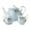 Top 10 ✨ Royal Albert Polka Teapot Sugar & Creamer Set Blue 🔥