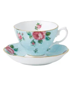 Top 10 ⭐ Royal Albert Polka Teacup & Saucer Blue 🥰
