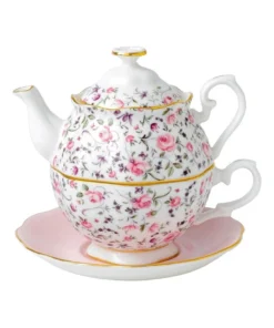 Deals 😍 Royal Albert Rose Confetti Teapot For One White ❤️