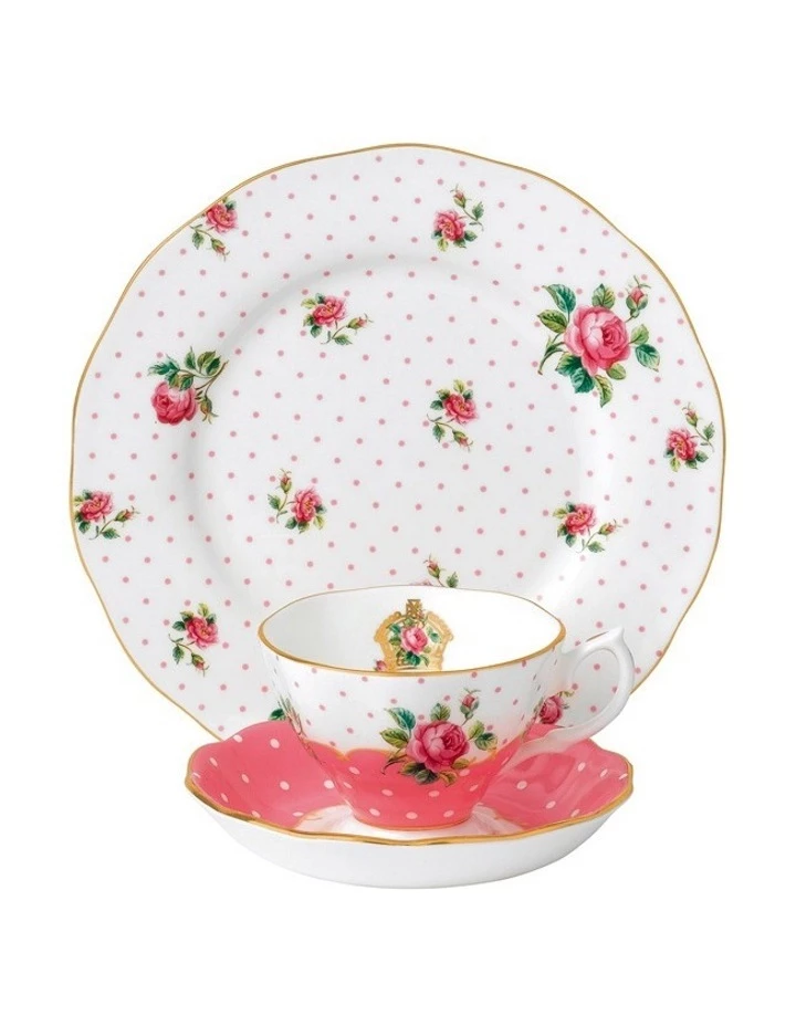 Flash Sale π₯ Royal Albert Cheeky Pink Teacup Saucer & Plate White π€© 1 Flash Sale π₯ Royal Albert Cheeky Pink Teacup Saucer & Plate White π€©