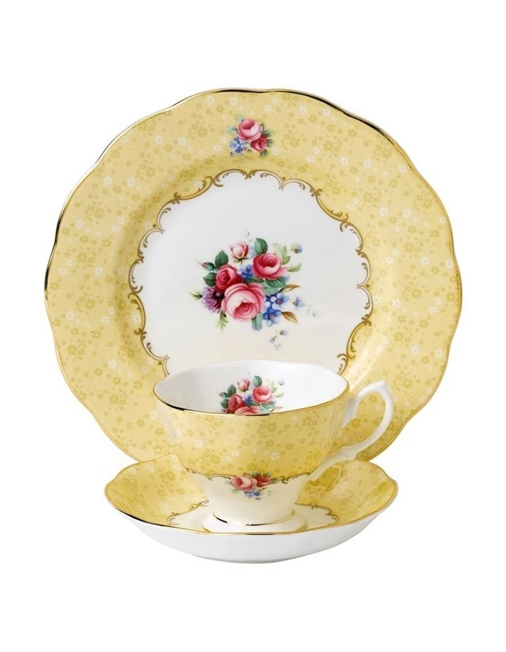 Best Pirce π― Royal Albert Bouquet 1990 Teacup Saucer & Plate Yellow β¨ 1 Best Pirce π― Royal Albert Bouquet 1990 Teacup Saucer & Plate Yellow β¨