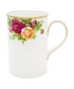 Best Pirce 🔥 Royal Albert Old Country Roses Tall Bone Mug White ⭐