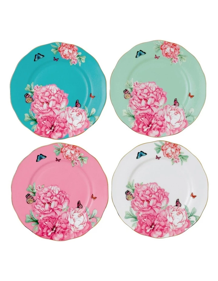 Flash Sale ✨ Royal Albert Miranda Kerr 20cm Set of 4 Friend Plates ✨ 1 Flash Sale ✨ Royal Albert Miranda Kerr 20cm Set of 4 Friend Plates ✨
