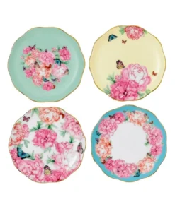 Deals ✔️ Royal Albert Miranda Kerr 11cm (Set of 4) Mini Plates Multicolour ⌛
