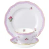 Cheap ❤️ Royal Albert Candy Love Lilac Cup Saucer & Plate Set 🤩