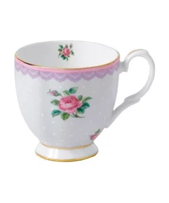 Discount 🥰 Royal Albert Candy Love Lilac 300ml Mug White/Purple 🌟