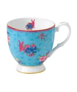Outlet 🌟 Royal Albert Candy Honey Bunny 300ml Mug Blue ⌛