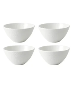 Brand new 🛒 Wedgwood Gio Set of 4 Dip Bowl White ❤️