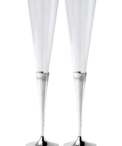 New 🎉 Wedgwood Simply Wish Set of 2 Toasting Flute 🧨