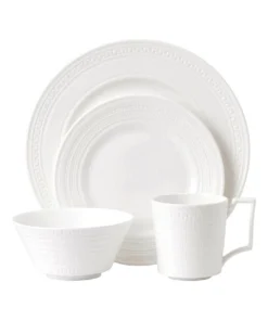 Cheapest ⌛ Wedgwood Intaglio 16pc Dining Set White 👍