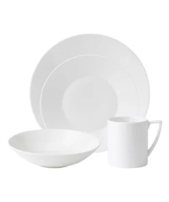 Buy 🔔 Wedgwood Jasper Conran 16pc Dining Set White ⭐