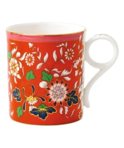 New 💯 Wedgwood Wonderlust Crimson Jewel 200ml Mug Red 🔥