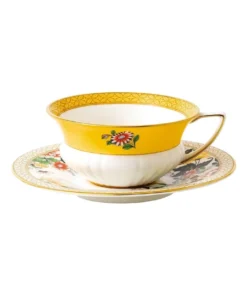 Coupon 🎁 Wedgwood Wonderlust Primrose Teacup & Saucer Yellow 💯