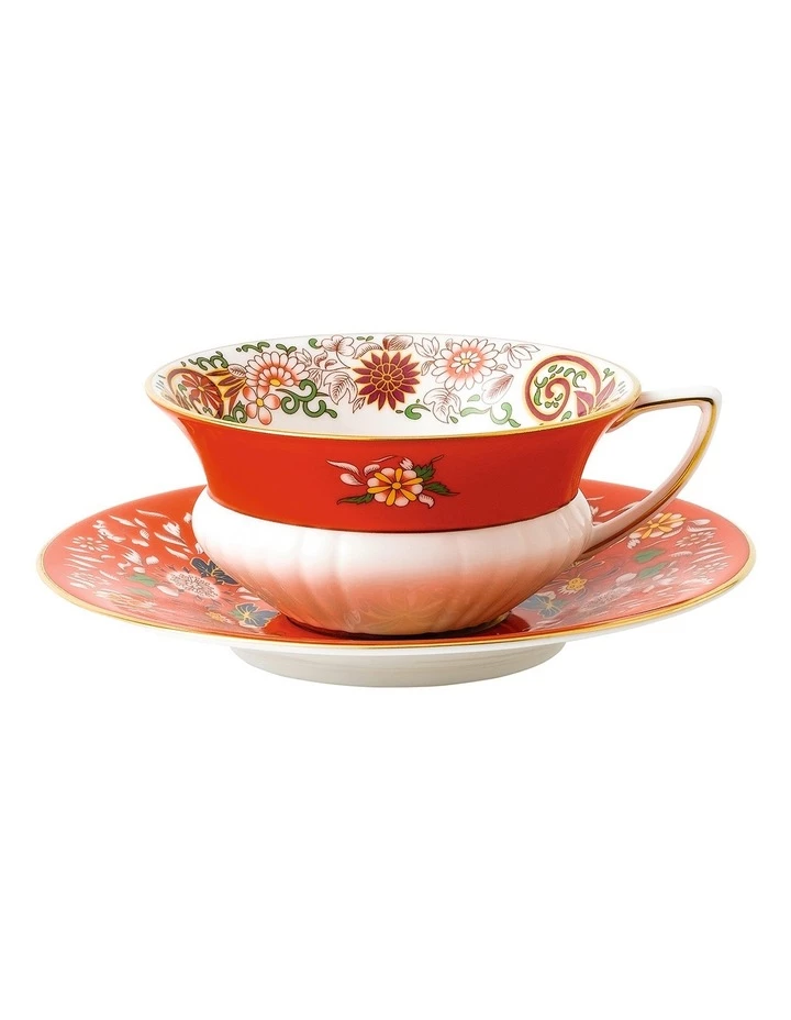 Cheapest ๐ Wedgwood Wonderlust Crimson Orient Teacup & Saucer Red ๐ฏ 1 Cheapest ๐ Wedgwood Wonderlust Crimson Orient Teacup & Saucer Red ๐ฏ