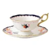 Deals ❤️ Wedgwood Wonderlust Jasmine Bloom Teacup & Saucer White ⭐