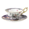 Deals ✔️ Wedgwood Wonderlust Midnight Crane Teacup & Saucer Purple 😉