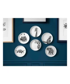 Flash Sale ✨ Maxwell & Williams Marini Ferlazzo 20cm African Elephant Plate Gift Boxed White 😀 -Dining Sales Store 575687530 2 720x928