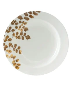 Outlet ✔️ Wedgwood Vera Wang Jardin Rim 22cm Soup Plate White ❤️