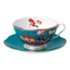 Best deal ✨ Wedgwood Paeonia Blush Teacup & Saucer Green ⌛