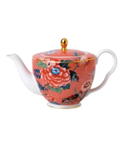 Coupon ✔️ Wedgwood Paeonia Blush 1L Teapot Coral 🥰
