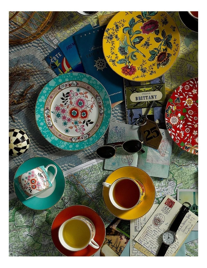 Outlet 🎁 Wedgwood Wonderlust Camellia Teacup & Saucer Blue ⌛ 2 Outlet 🎁 Wedgwood Wonderlust Camellia Teacup & Saucer Blue ⌛ - Image 2