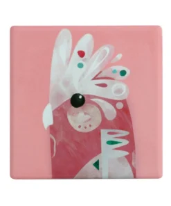 Cheap 😀 Maxwell & Williams Pete Cromer Ceramic 9.5cm Galah Square Tile Coaster Pink 👏