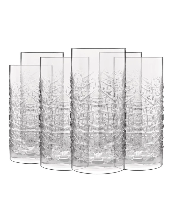 Cheapest โจ Luigi Bormioli Set of 6 480ml Textures Hi-Ball l Clear ๐ 3 Cheapest โจ Luigi Bormioli Set of 6 480ml Textures Hi-Ball l Clear ๐ - Image 3