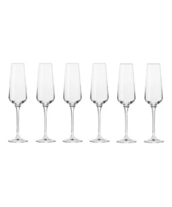 Outlet ✨ Krosno Avant Garde Set of 6 180ml Champagne Flute 🧨
