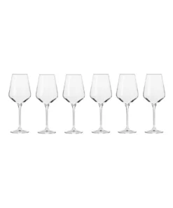 Brand new ❤️ Krosno Avant Garde 390ml Wine Glass 6pc Gift Box Set 😉