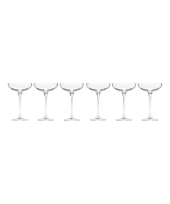Best Pirce 🥰 Krosno Harmony Set of 6 240ml Champagne Coupe ⭐